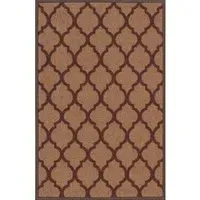 Havana Trellis Anti Slip Door Mat - Gold, Nylon