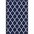 Havana Trellis Anti Slip Door Mat - Navy, Nylon