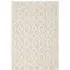Isabella Embossed Imperial Trellis Rug - Cream, Polypropylene