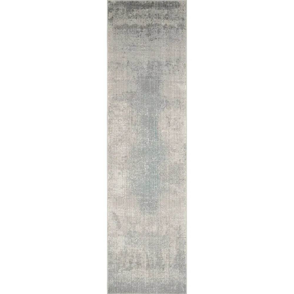 Maia Abstract Non Slip Rug - Grey Mist, Polypropylene