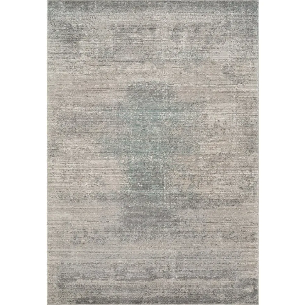 Maia Abstract Non Slip Rug - Grey Mist, Polypropylene