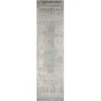 Maia Abstract Non Slip Rug - Grey Mist, Polypropylene