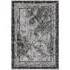 Obsidian Abstract Frame Rug - Grey, Polypropylene