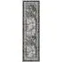 Obsidian Abstract Frame Rug - Grey, Polypropylene