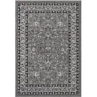 Obsidian Area Rug - Grey, Polypropylene