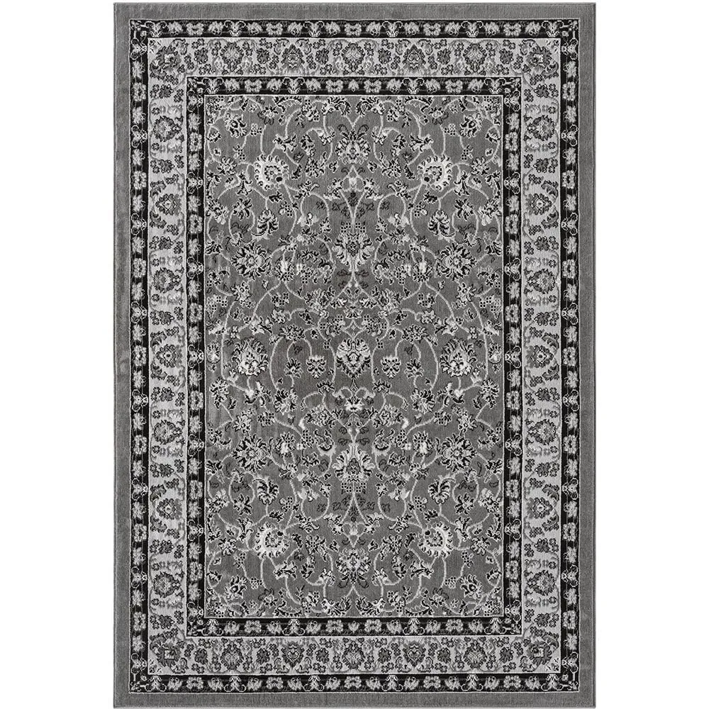 Obsidian Area Rug - Grey, Polypropylene