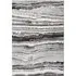 Obsidian Coast Waves Abstract Rug - Grey, Polypropylene