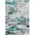 Onyx Abstract Area Rug - Aqua