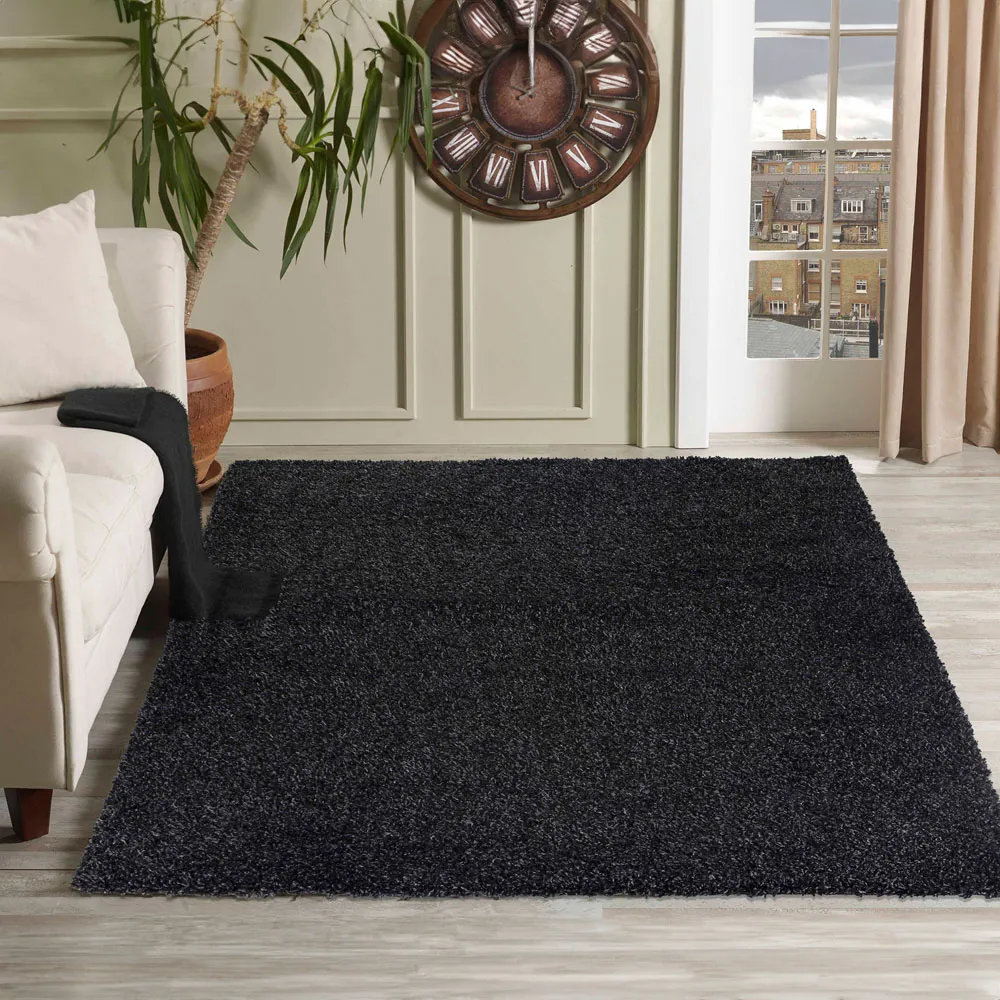 Oxford Runner Shag Rug - Anthracite, Polypropylene