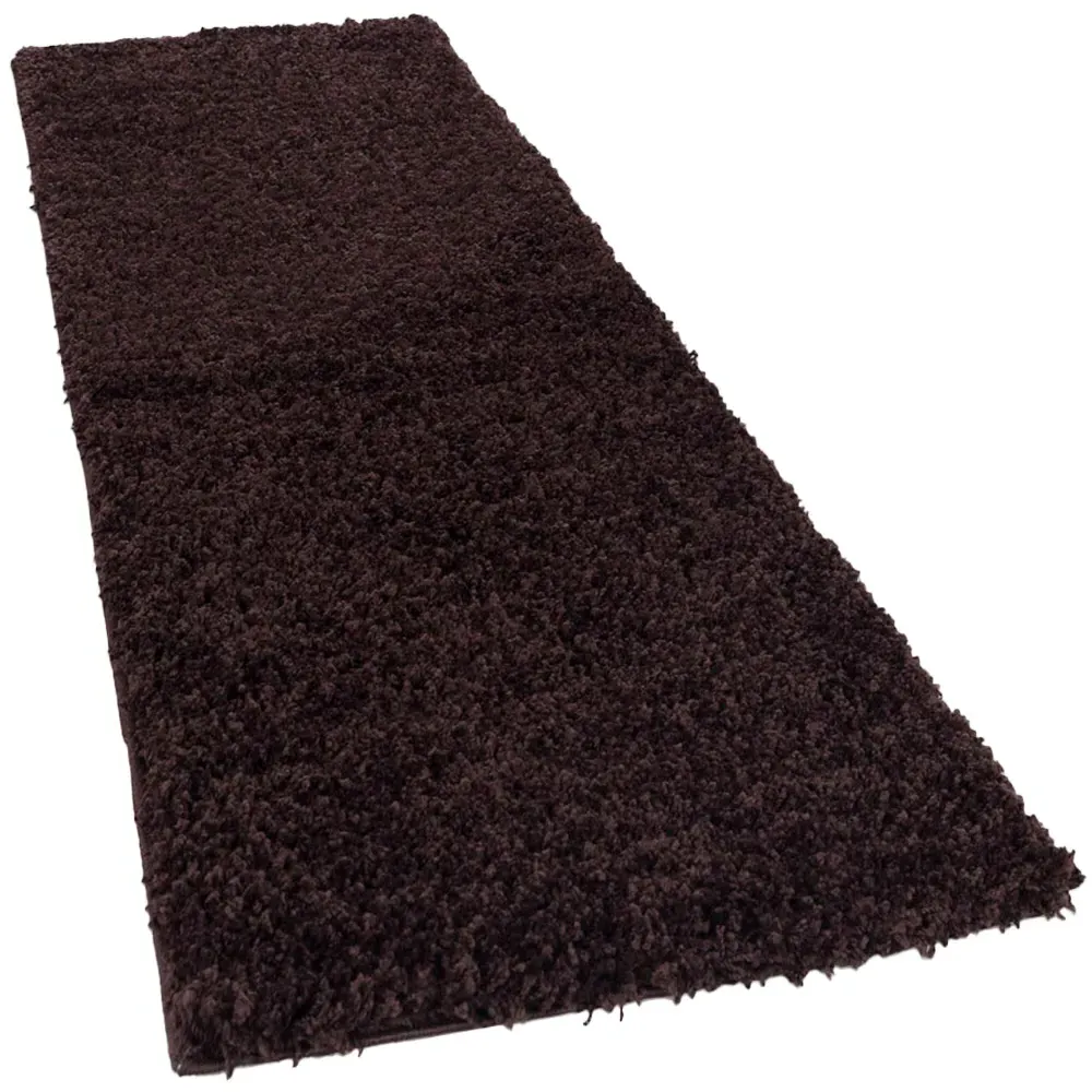 Oxford Runner Shag Rug - Brown, Polypropylene