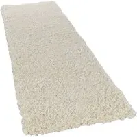 Oxford Runner Shag Rug - Ivory, Polypropylene
