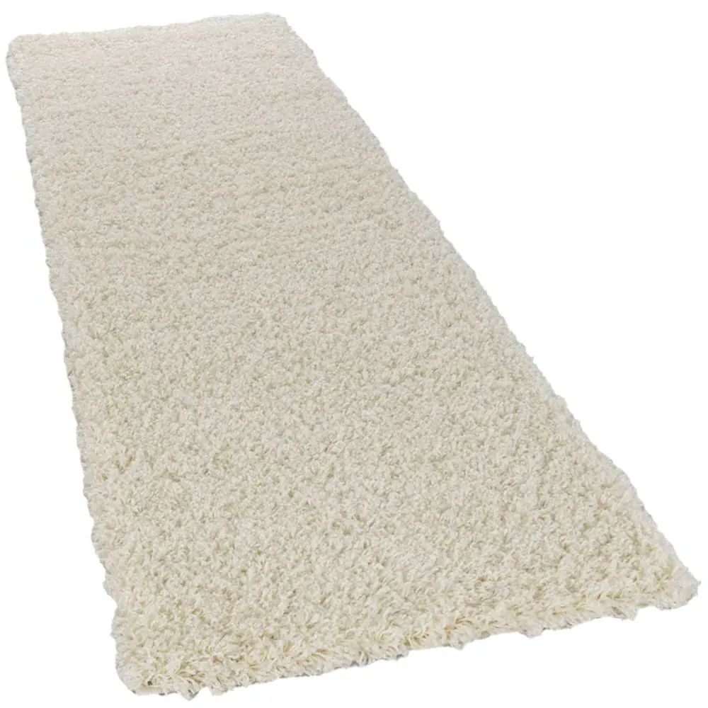 Oxford Runner Shag Rug - Ivory, Polypropylene