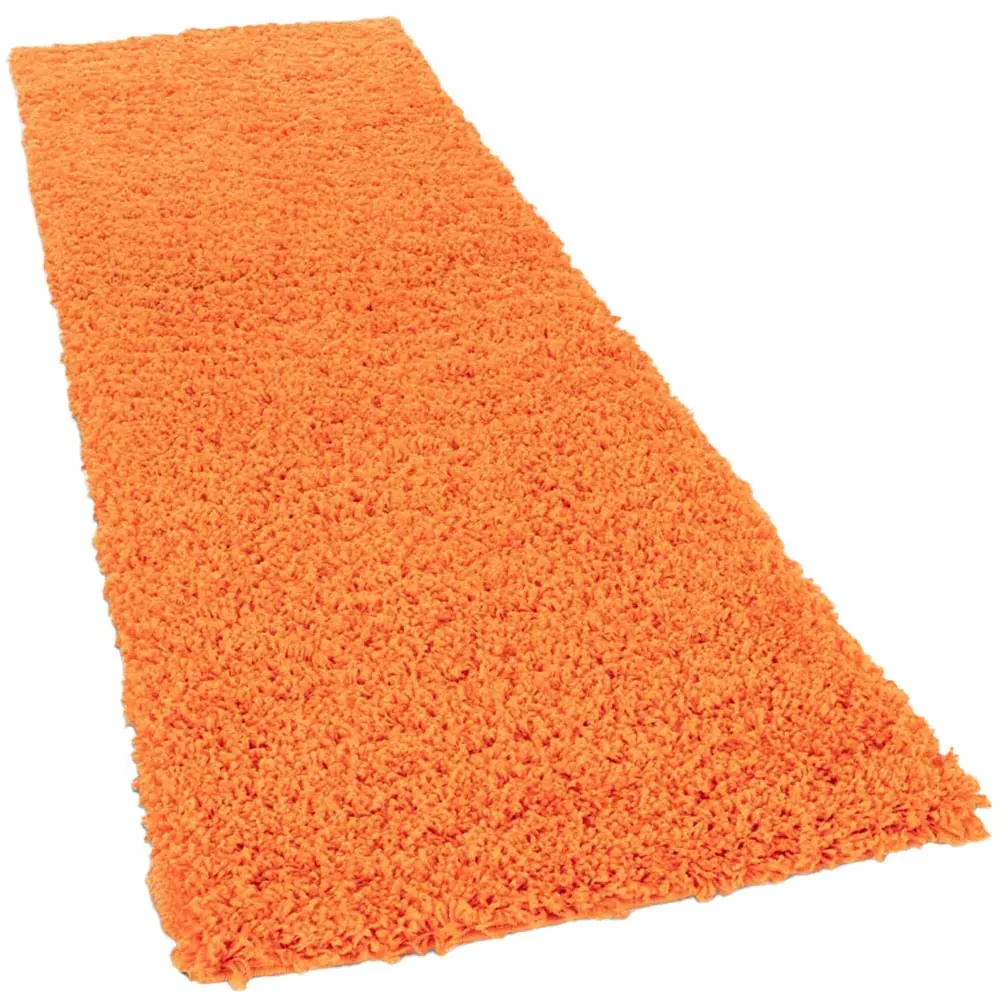 Oxford Runner Shag Rug - Orange, Polypropylene