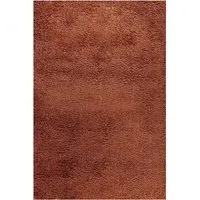 Oxford Shaggy Rug - Terracotta, Polypropylene