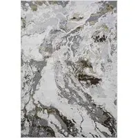 Picasso Abstract Rug - Gold