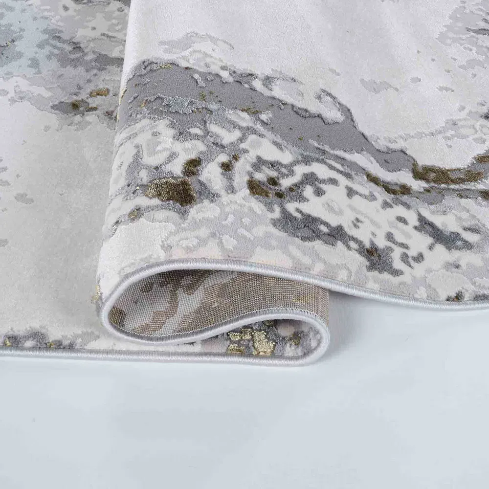 Picasso Abstract Rug - Gold