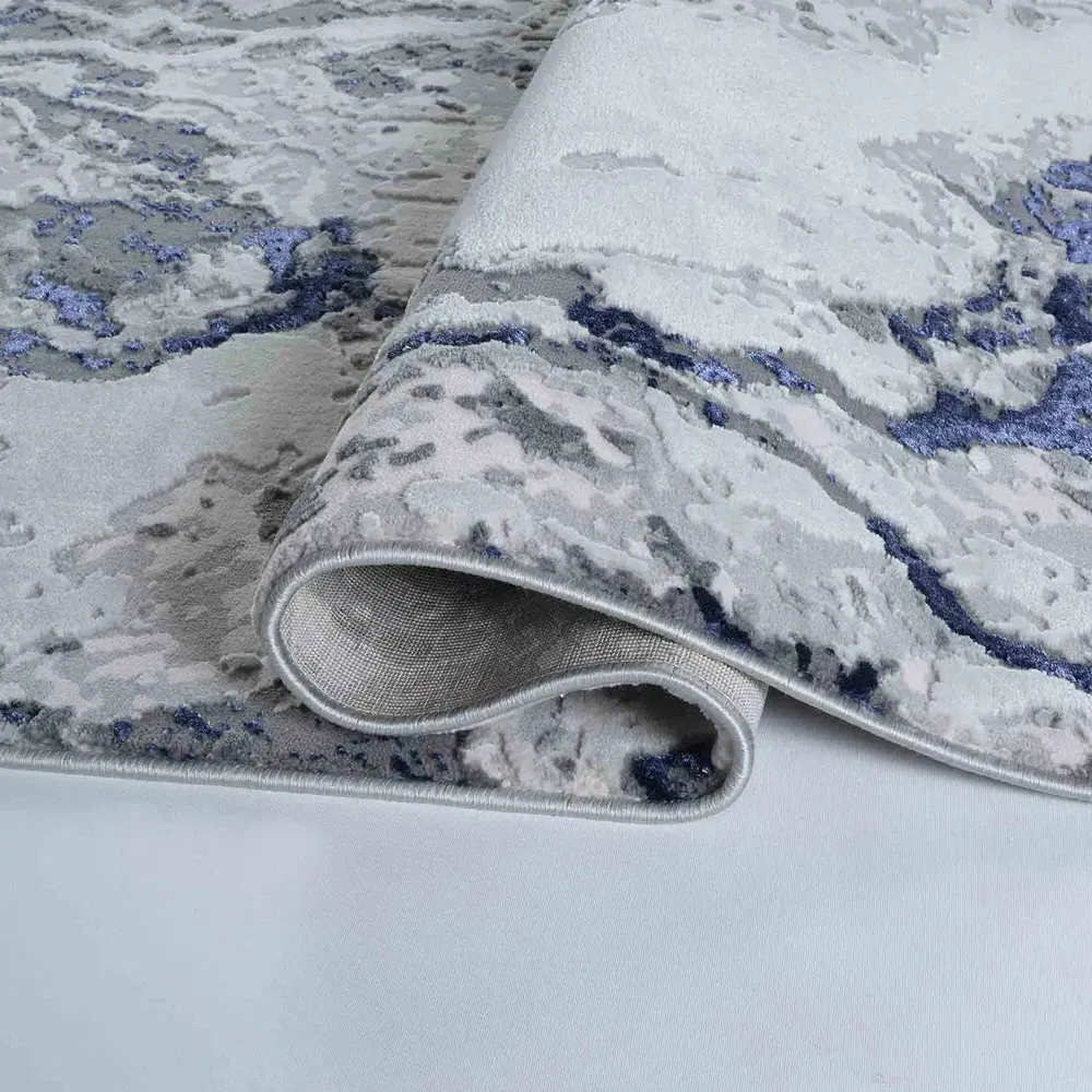 Picasso Abstract Rug - Navy