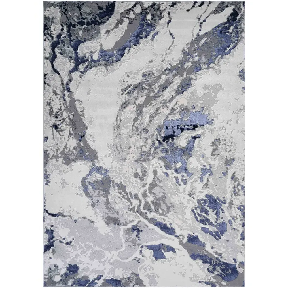 Picasso Abstract Rug - Navy