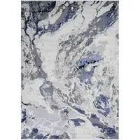 Picasso Abstract Rug - Navy