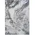Picasso Waterflow Abstract Rug - Silver