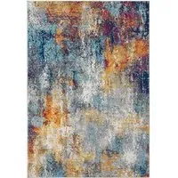 San Marino Abstract Rug - Multicolour, Polypropylene