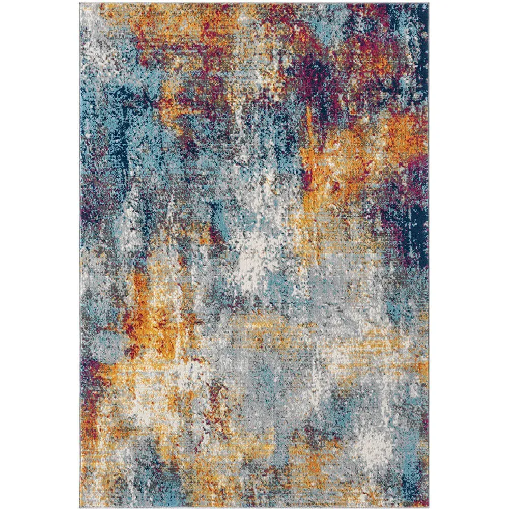 San Marino Abstract Rug - Multicolour, Polypropylene