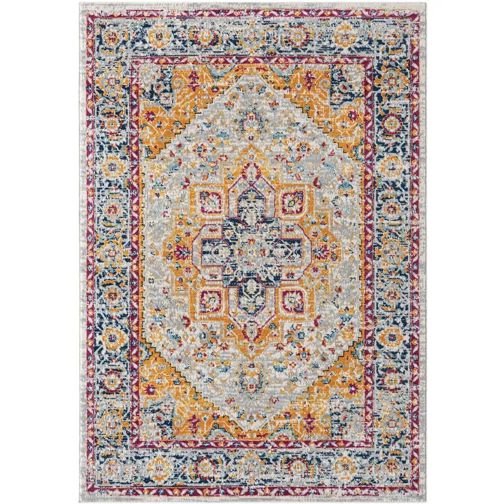 San Marino Floral Area Rug - Multicolour, Polypropylene