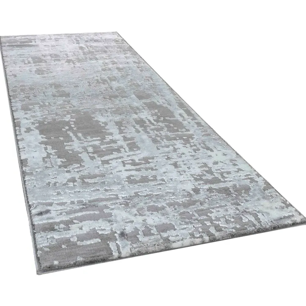Serenity Abstract Lines Rug - Grey