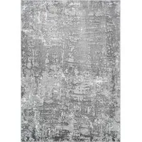 Serenity Abstract Lines Rug - Grey