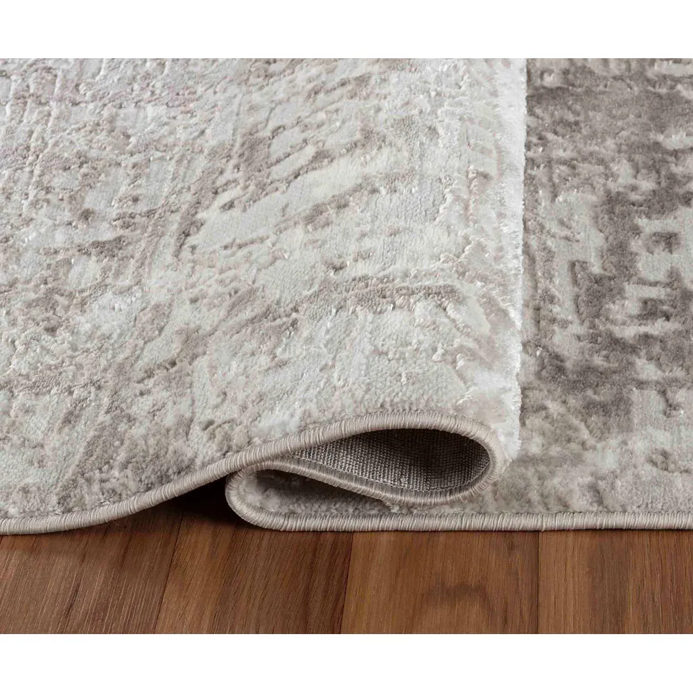 Serenity Abstract Lines Rug - Stone