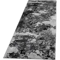 Serenity Abstract Rug - Black