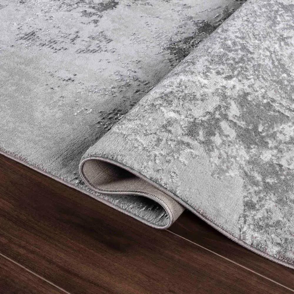 Serenity Abstract Rug - Grey