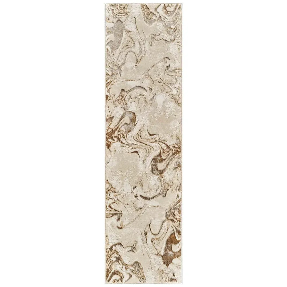 Solarius Abstract Area Rug - Beige image