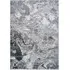Solarius Grunge Marbling Abstract Area Rug - Silver