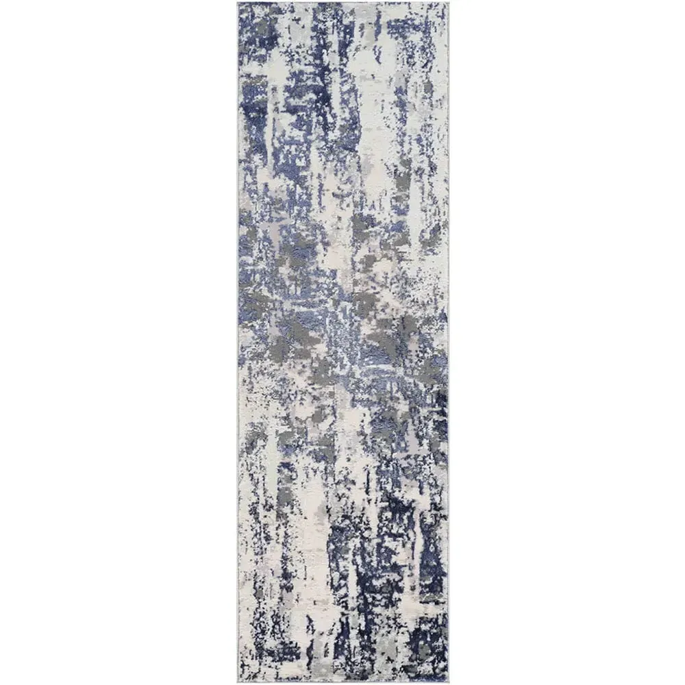 Styra Abstract Rug - Navy image