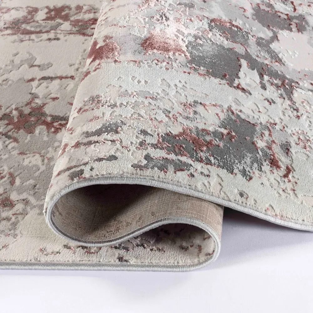 Styra Abstract Rug - Pink