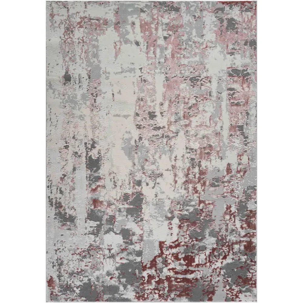 Styra Abstract Rug - Pink