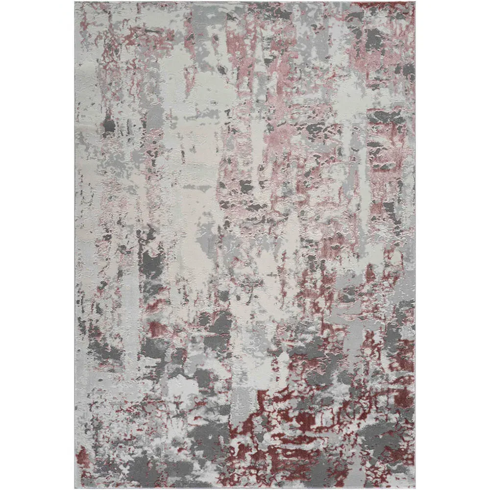 Styra Abstract Rug - Pink