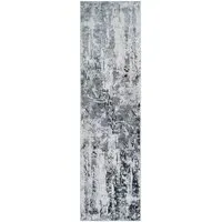 Styra Abstract Rug - Silver