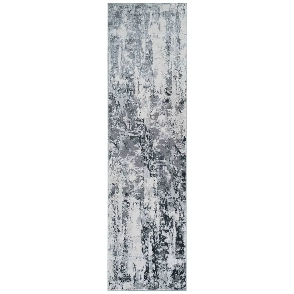 Styra Abstract Rug - Silver image