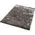 Two Tone Shimmer Shaggy Area Rug - Silver, Polyester