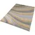 Waves Shimmer Shaggy Area Rug - Ochre, Polyester