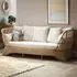 Desser Natural Rattan Day Bed Sofa - Cream