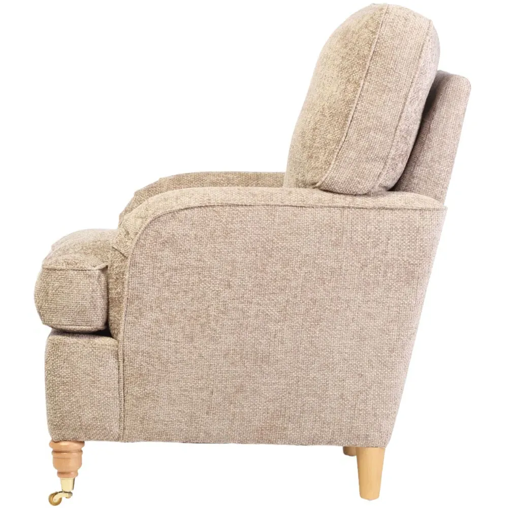 Alston Jubilee Upholstered Chair - Brown, Linen