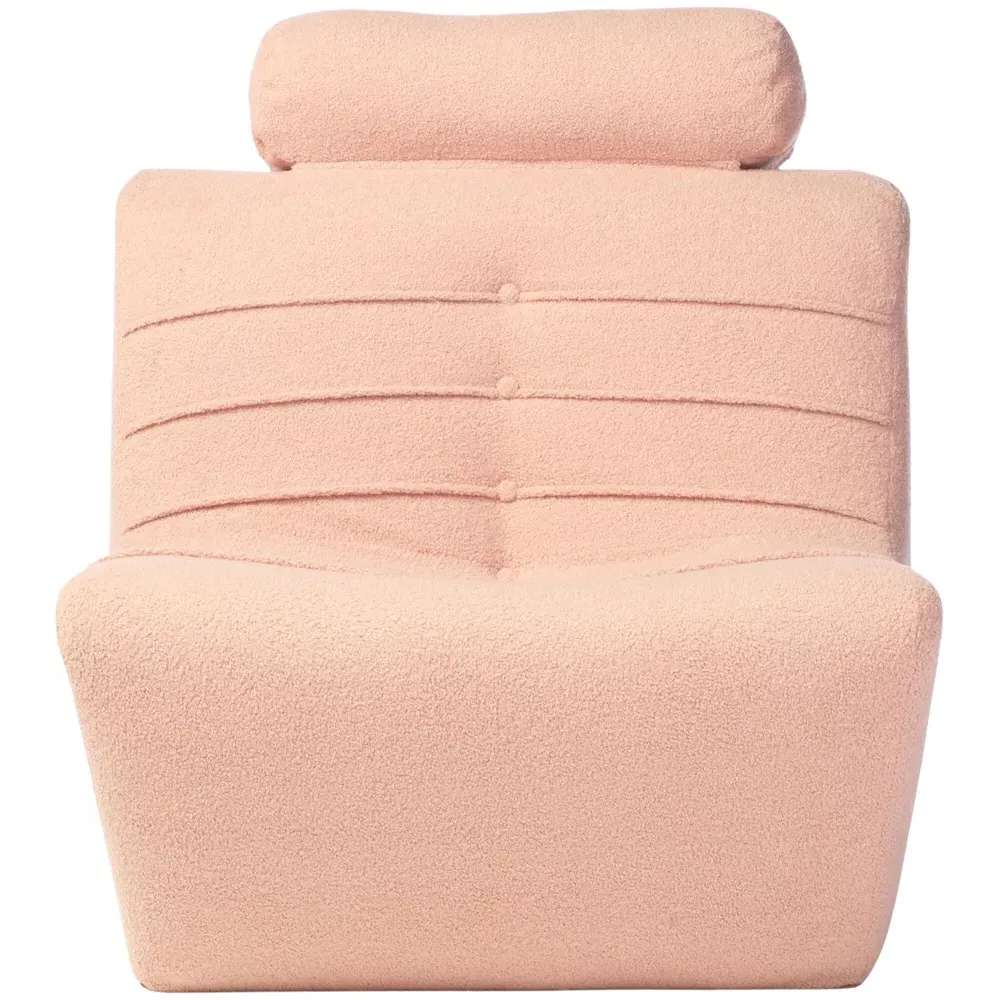 Boucle Cosy Chair - Pink