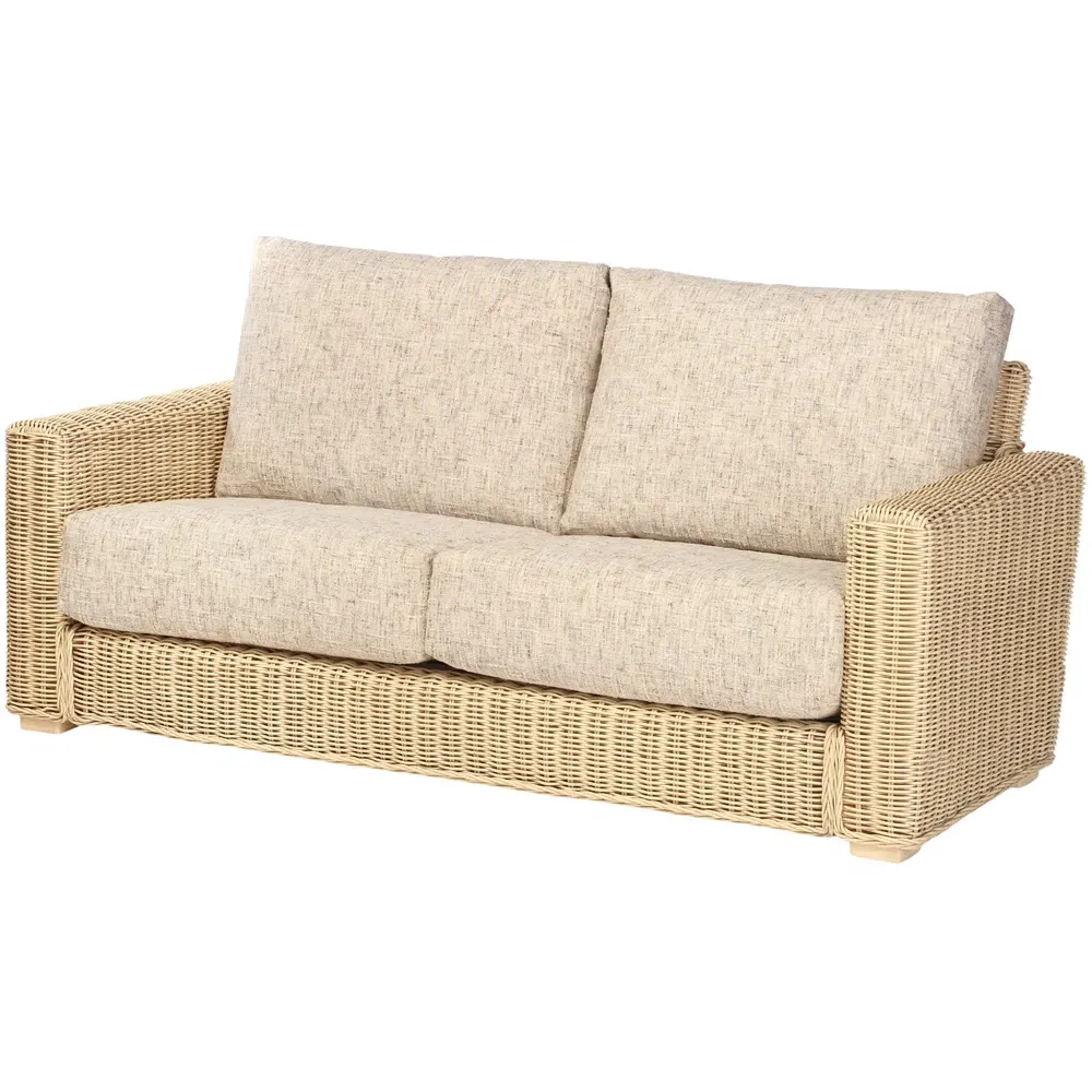 Burford 5-Seater Sofa Set - Cream, Rattan