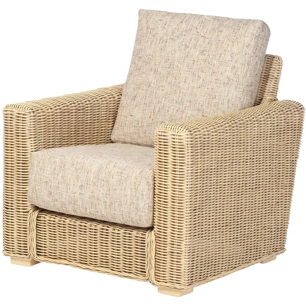 Burford 5-Seater Sofa Set - Cream, Rattan