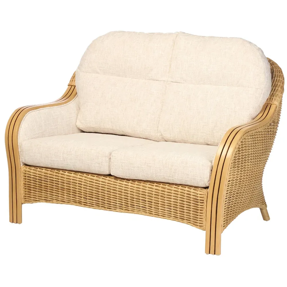 Centurion 2-Seater Sofa - Brown, Rattan