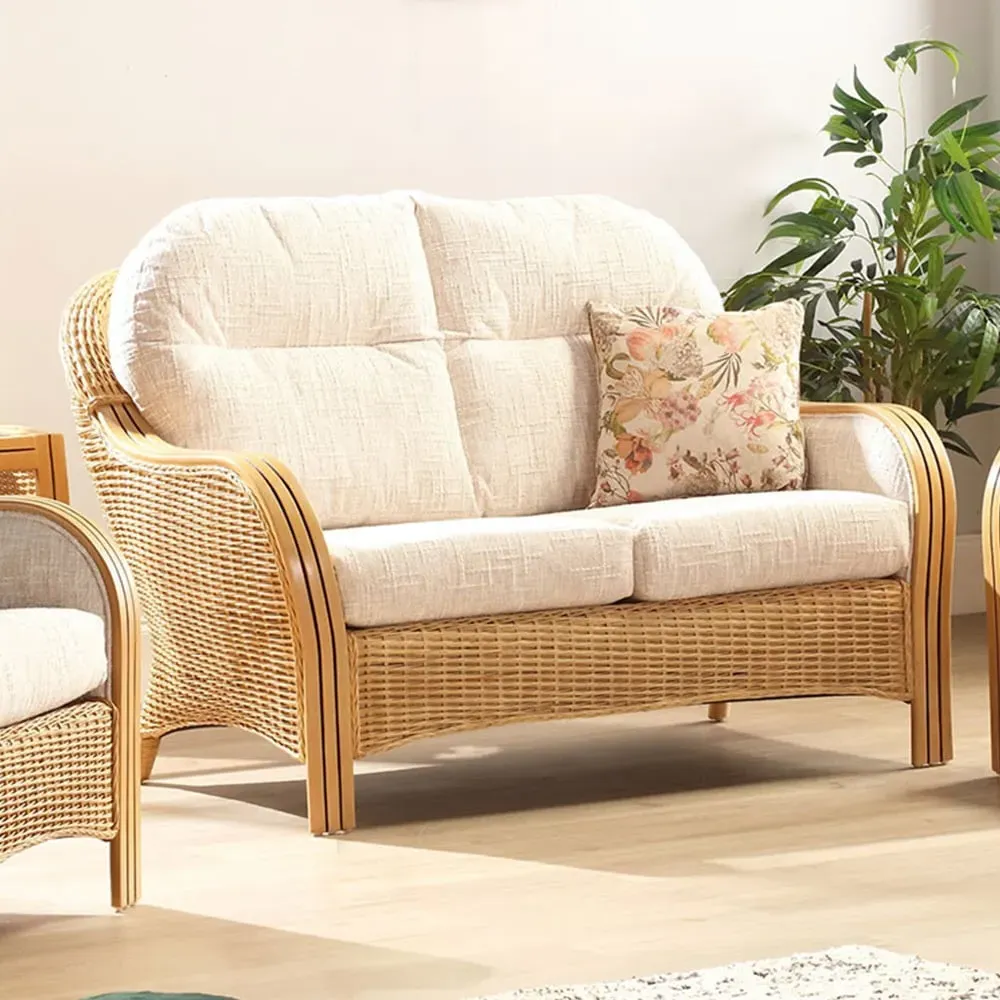 Centurion 2-Seater Sofa - Brown, Rattan