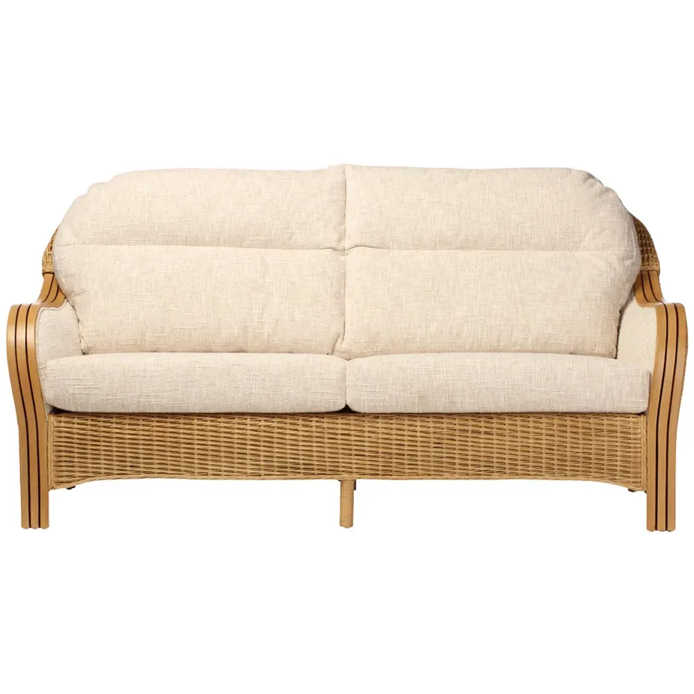 Centurion 3-Seater Sofa - Brown, Rattan